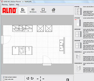 Ално планер - програма за проектиране на кухни и кухненско обзавеждане от ЕРЕА