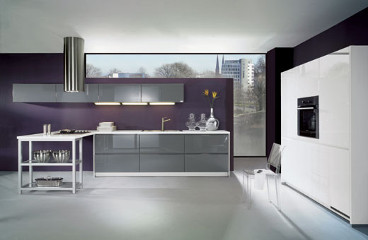 Кухни модели без дръжки Алностар